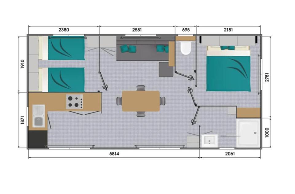 Casita - Mobil Home - Camping - Mobilhome De Particulier Dans Un Camping لا غارد-فرينيه المظهر الخارجي الصورة